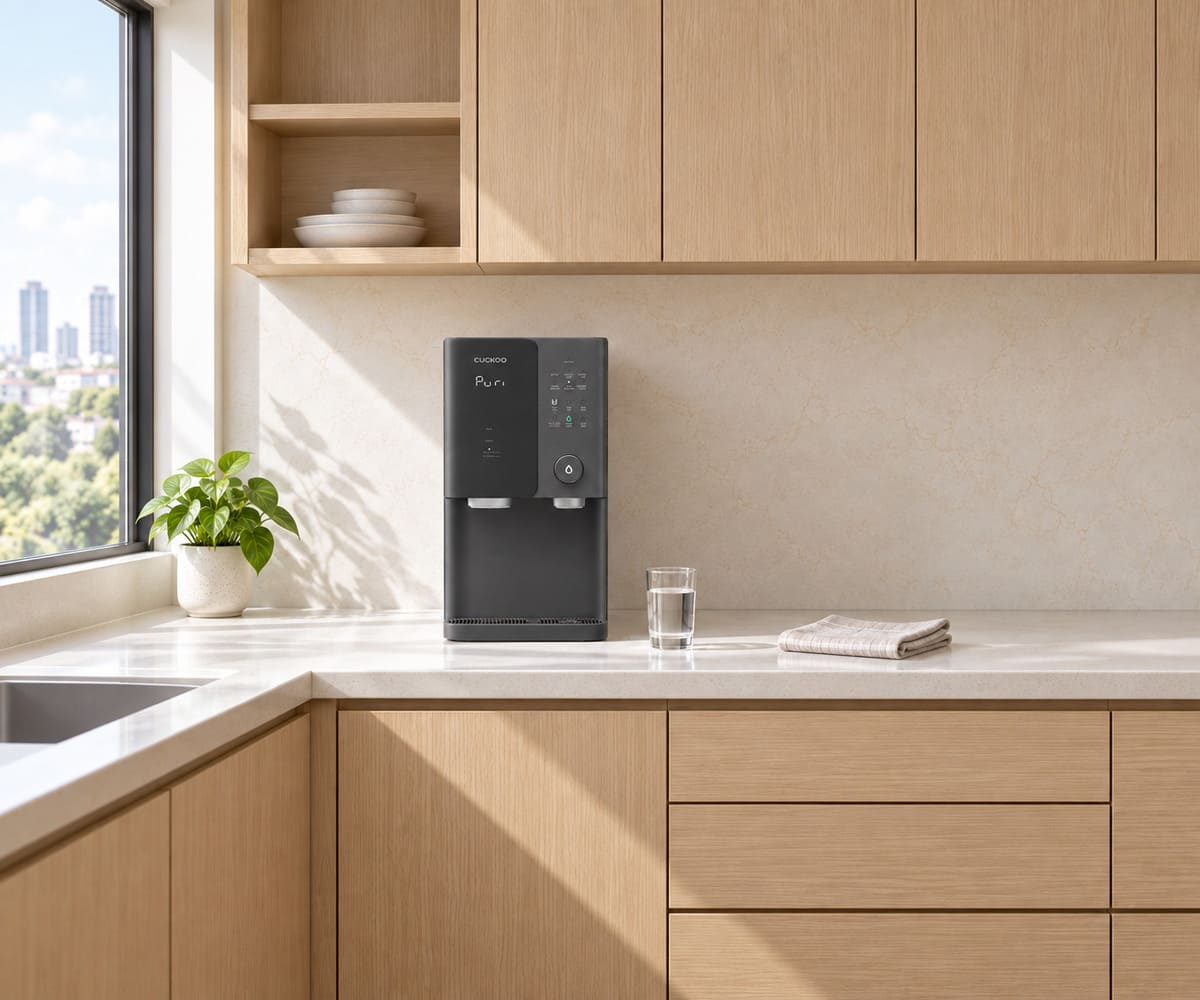 CUCKOO GRANITE: penapisan dan kebersihan