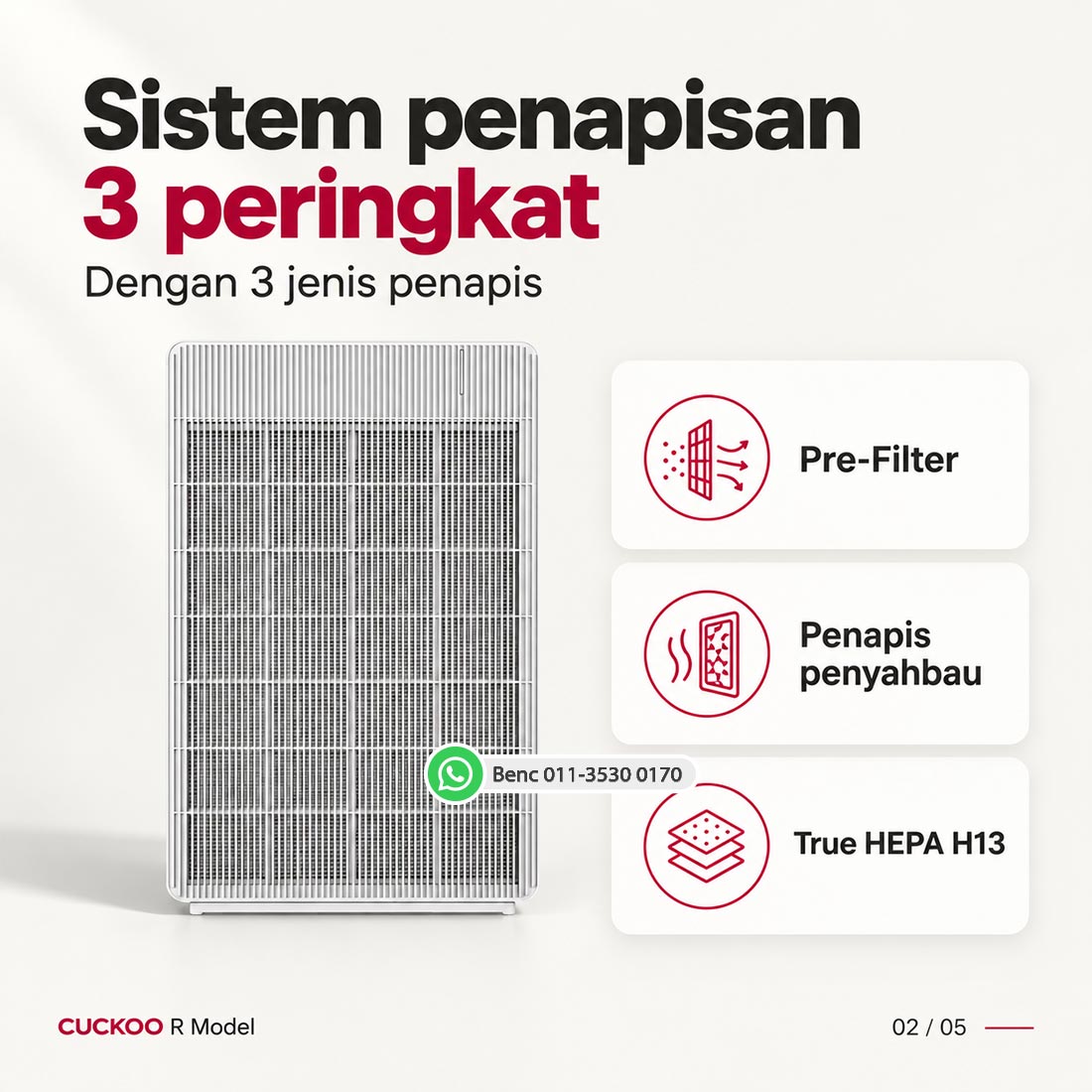 CUCKOO R Model: Sistem penapisan