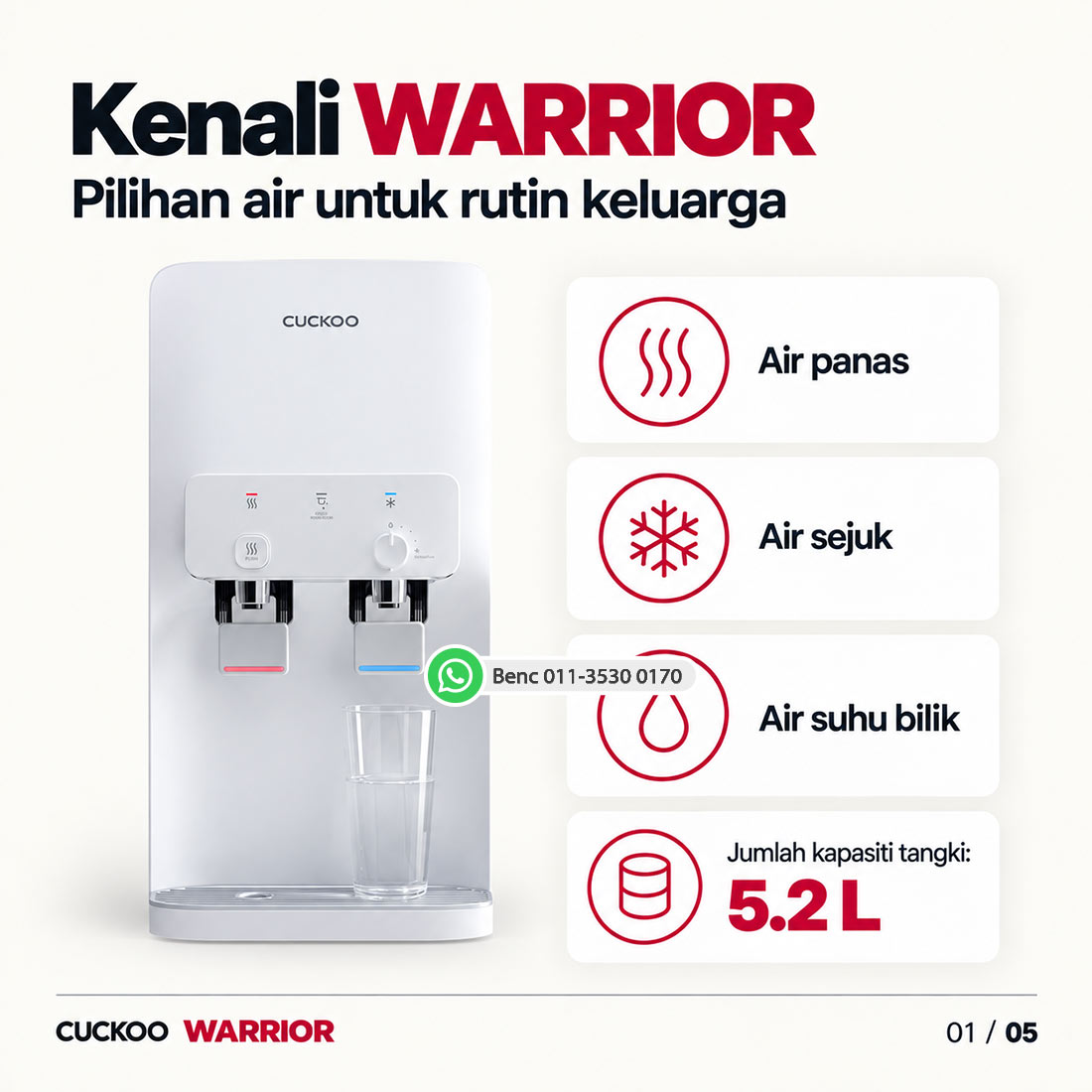 CUCKOO WARRIOR: Ciri utama